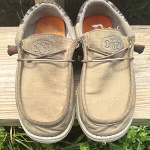 Hey Dude Tan Moccasins Lightweight Casual Shoes